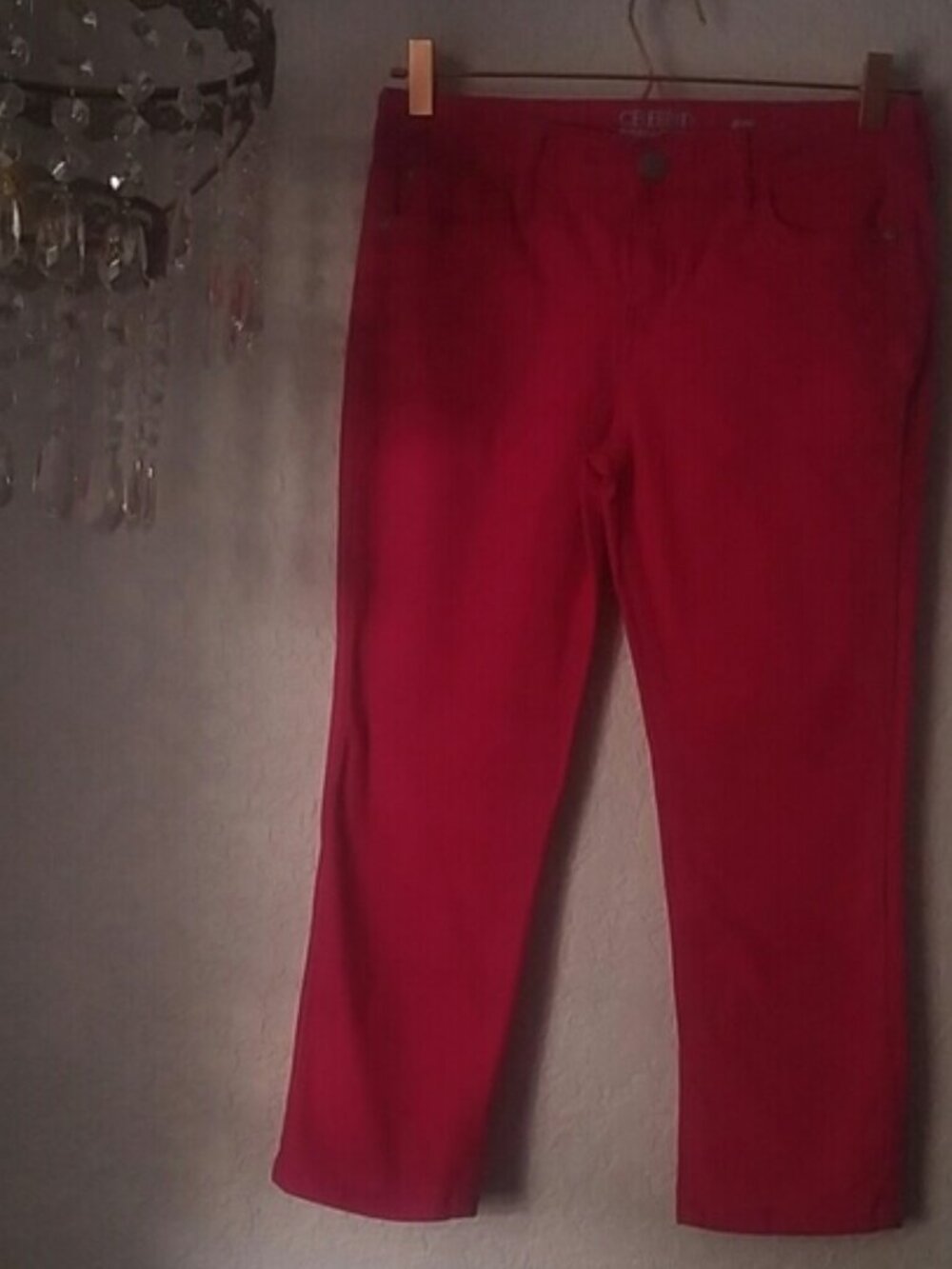 Celebrity Pink Girls SZ 16 Cotton & Spandex Hot Pink Girls Skinny Jean
